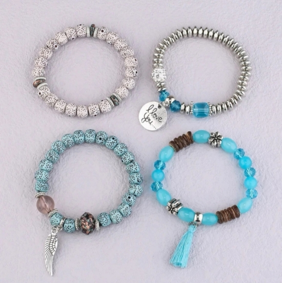 4 Bracelet "I Love You" Set! - Picture 3 of 6